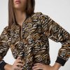 Chaquetas Y Bombers | Algo Bonito Chaqueta Bomber Con Estampado Animal Print