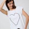 Camisetas | Algo Bonito Camiseta Manga Corta Corazon Love Blanco