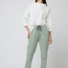 Pantalones | Algo Bonito Pantalon Seersucker Verde Kaki