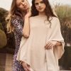 Jerseis Y Cardigans | Algo Bonito Poncho De Punto Fluido Beige