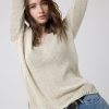 Jerseis Y Cardigans | Algo Bonito Jersey Cintas Cuello Pico Beige