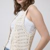 Chaquetas Y Bombers | Algo Bonito Chaleco Crochet En Color Beige