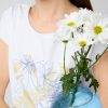 Camisetas | Algo Bonito Camiseta Basica 'Flower Market' Blanco