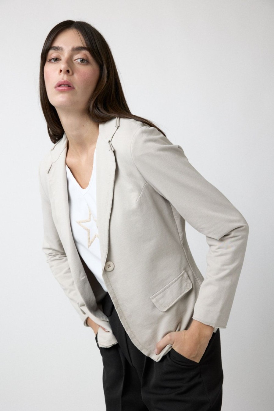 Blazers | Algo Bonito Blazer Felpa Beige