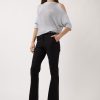 Pantalones | Algo Bonito Pantalon Sastre Acampanado Tiro Medio Con Cinturon Negro